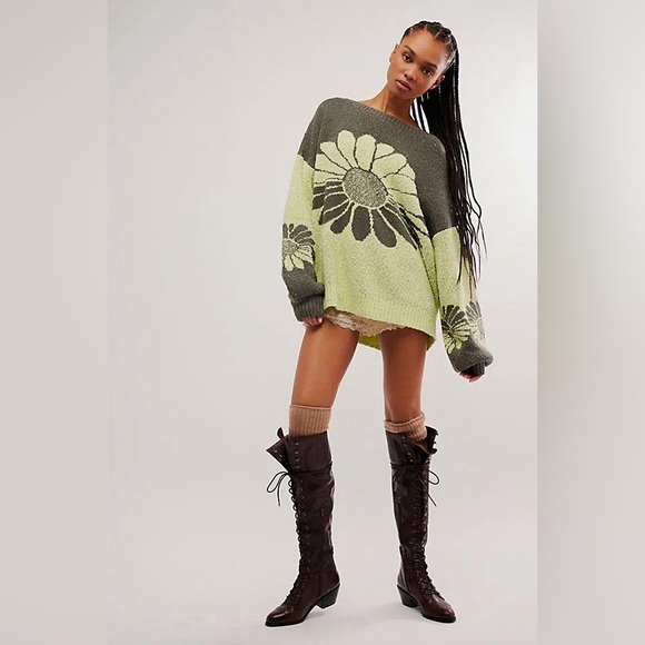 Free People In Bloom Sweater NWOT Size S - Picture 8 of 9